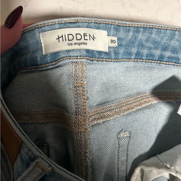 Hidden Happi High Rise Flare Jean - Picture 8 of 14